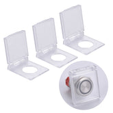 16mm/19mm/22mm Push Button Switch Dustproof Cover Transparent Plastic Protector(3 Pcs) - 16mm-